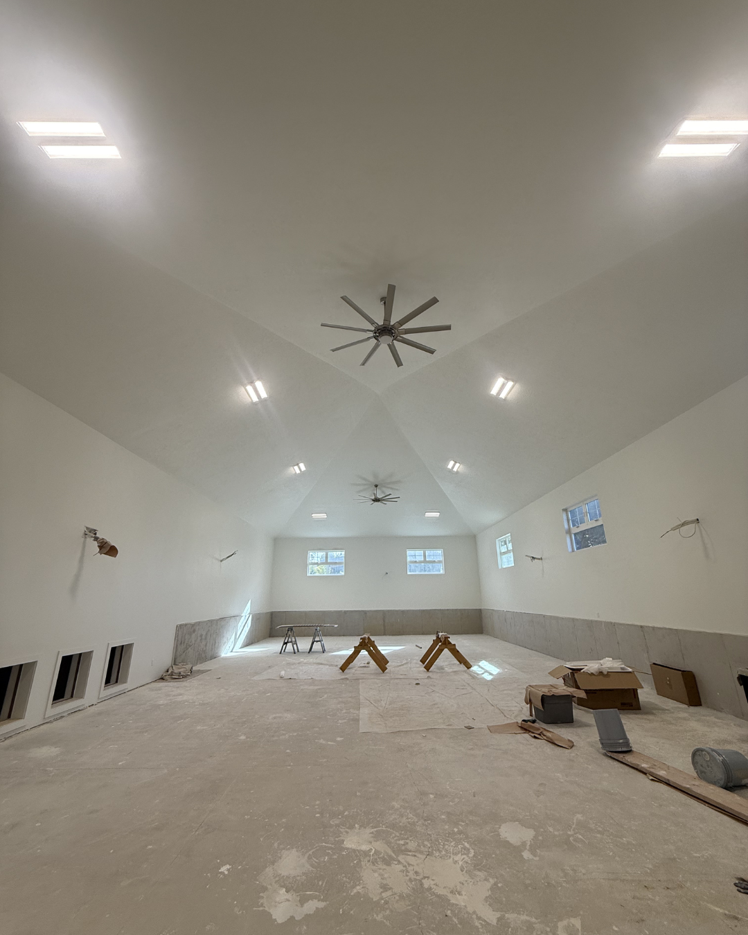 Completed drywall finishing by Ceron Building Solutions